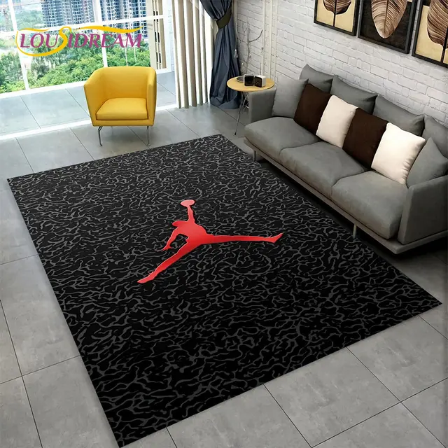 Protiskluzový koberec s motivem basketbalu - 3, 80x120cm