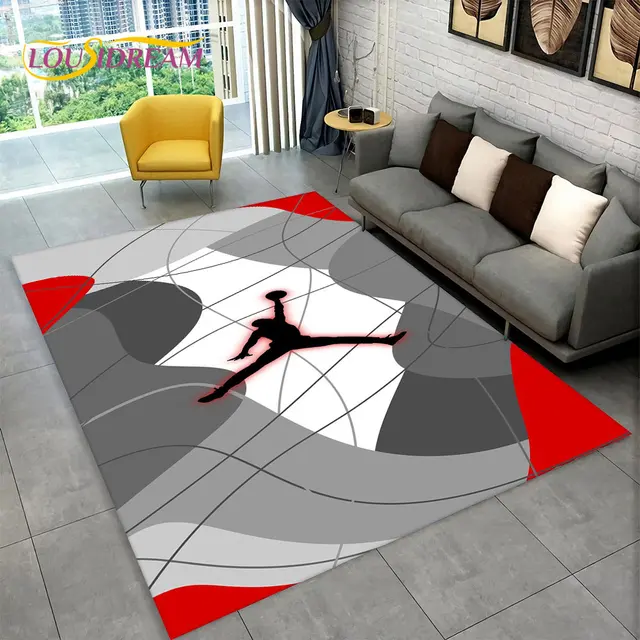 Protiskluzový koberec s motivem basketbalu - 22, 230x160cm