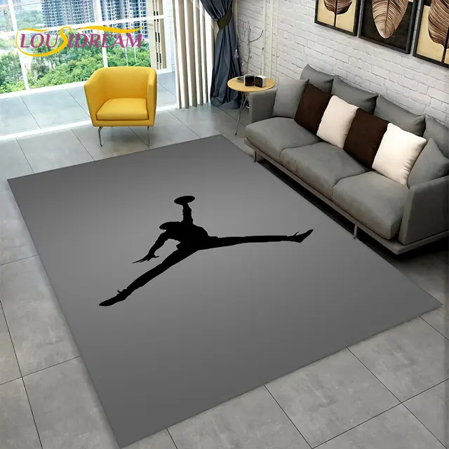Protiskluzový koberec s motivem basketbalu - 26, 100x120cm