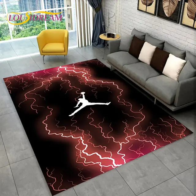 Protiskluzový koberec s motivem basketbalu - 4, 80x120cm