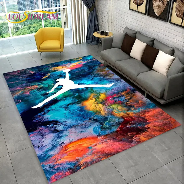 Protiskluzový koberec s motivem basketbalu - 5, 230x160cm