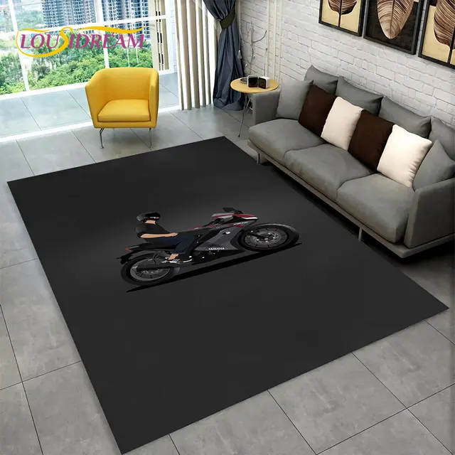 Stylový koberec s motivem motorek - 19, 80x120cm