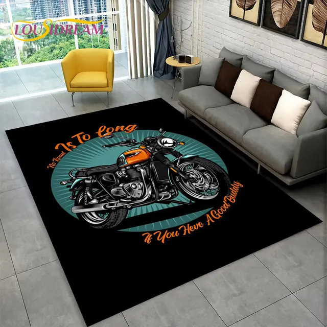 Stylový koberec s motorkou do obývacího pokoje - 12, 60x90cm