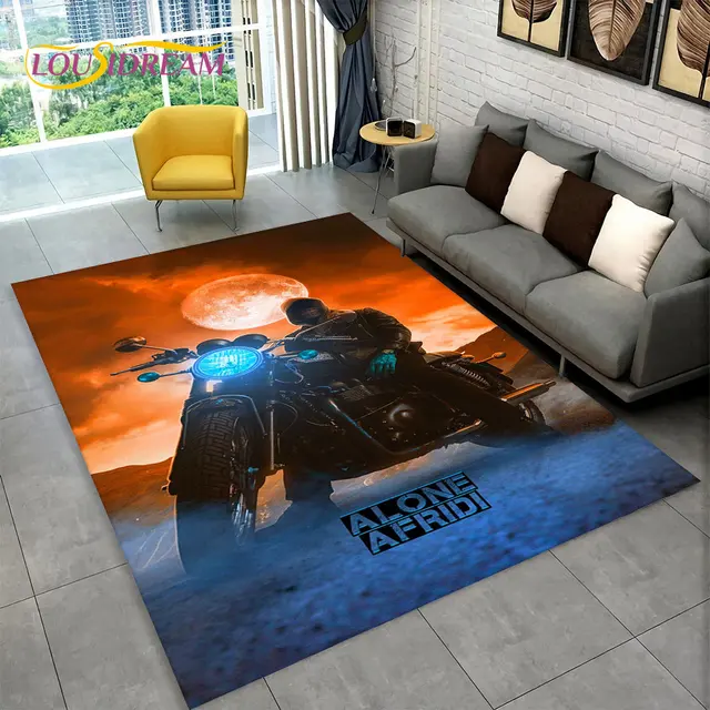 Stylový koberec s motorkou do obývacího pokoje - 18, 60x90cm