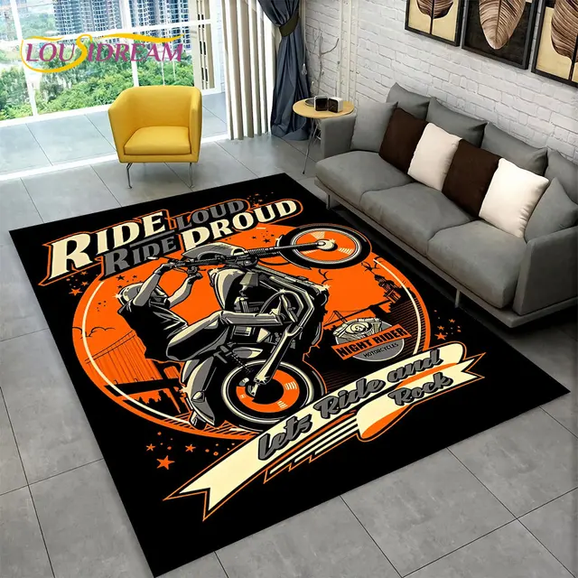 Stylový koberec s motorkou do obývacího pokoje - 20, 70x100cm