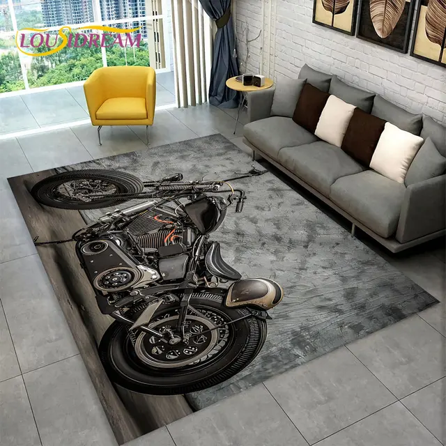 Stylový koberec s motorkou do obývacího pokoje - 3, 60x90cm