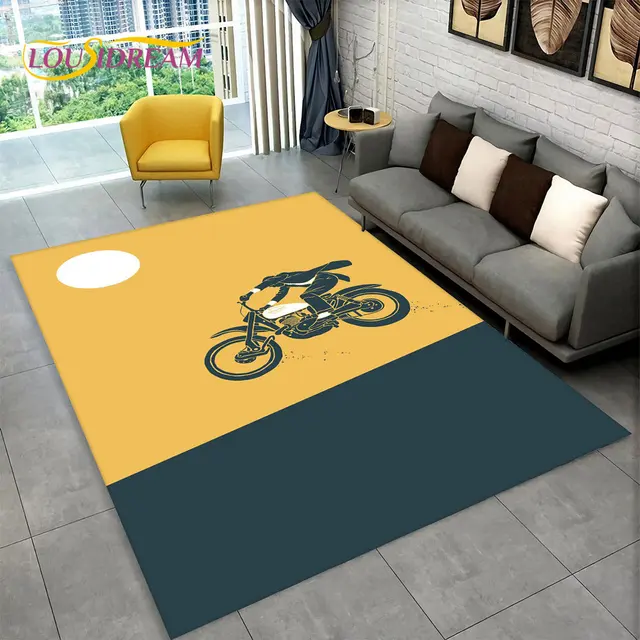 Stylový koberec s motorkou do obývacího pokoje - 21, 60x90cm