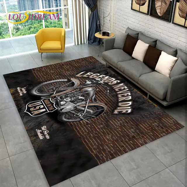 Stylový koberec s motorkou do obývacího pokoje - 8, 60x90cm
