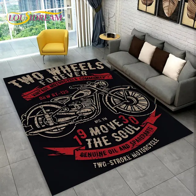 Stylový koberec s motorkou do obývacího pokoje - 9, 100x150cm