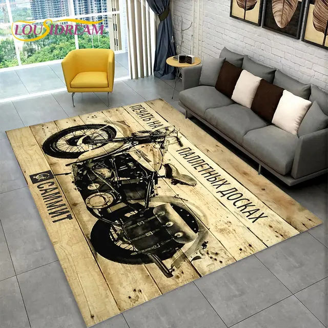 Stylový koberec s motorkou do obývacího pokoje - 1, 100x150cm