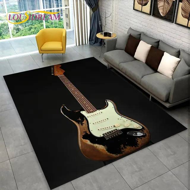 Koberec s motivem kytar - 24, 40x60cm