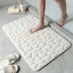 Protiskluzový koupelnový koberec z paměťové pěny