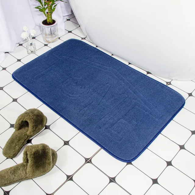 Protiskluzový koupelnový koberec z paměťové pěny - 6, 40x60 cm