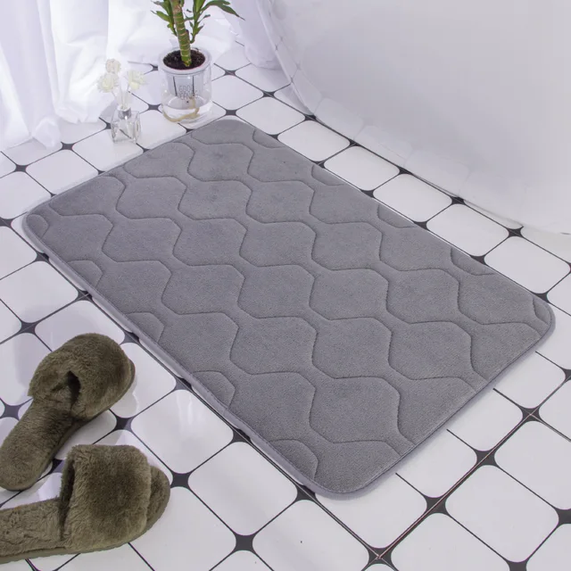 Protiskluzový koupelnový koberec z paměťové pěny - 9, 40x60 cm