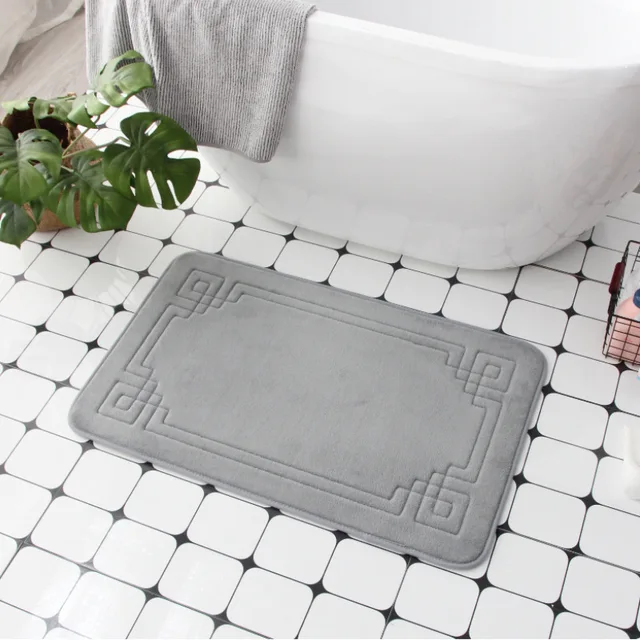 Protiskluzový koupelnový koberec z paměťové pěny - 21, 40x60 cm