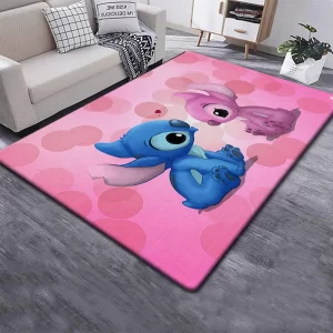 Měkký dětský koberec s motivem Stitch