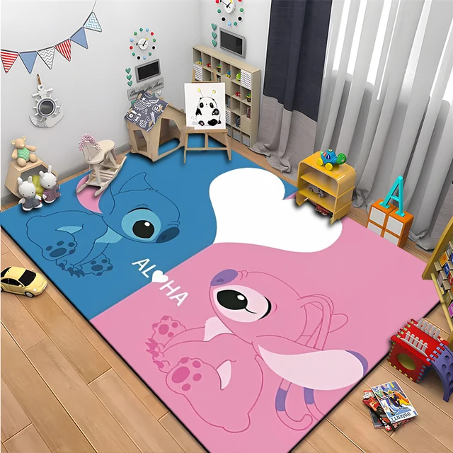 Koberec pro dětský a obývací pokoj s motivem Stitch - styl B, 150x200cm