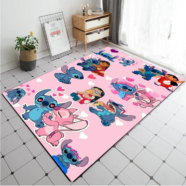 Velký koberec s motivem Lilo a Stitch - Styl G, 160 x 200 cm