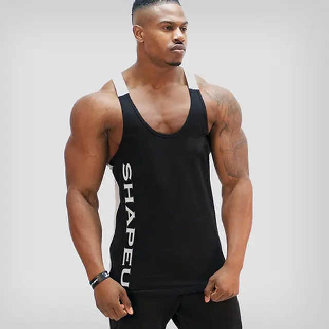 Pánské sportovní fitness tričko - černé, XL