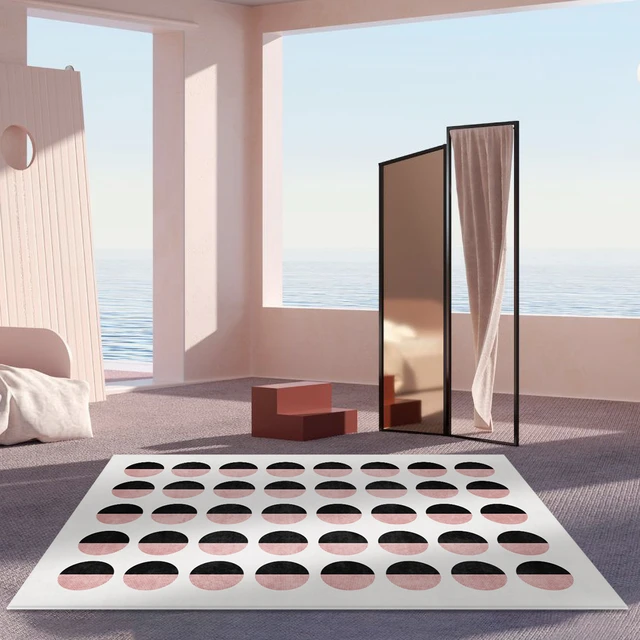 Luxusní kostkovaný koberec do obýváku - Ó, Rozměr 55 x 150 cm
