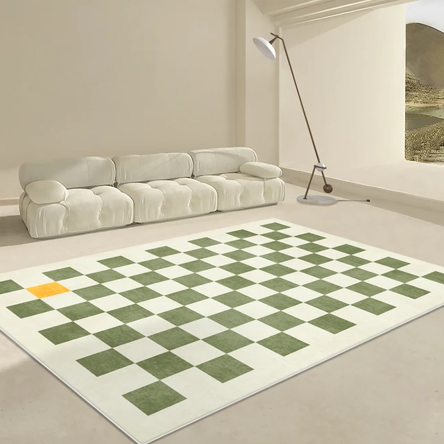 Luxusní kostkovaný koberec do obýváku - S, 80 x 160 cm