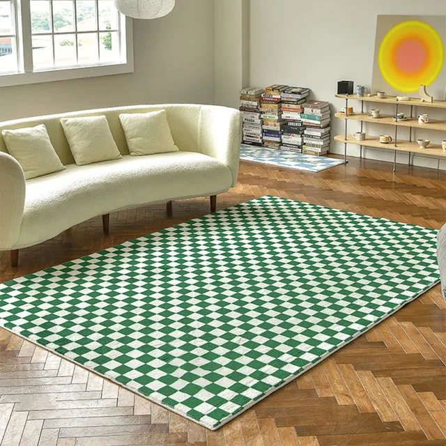 Luxusní kostkovaný koberec do obýváku - A, Rozměr 55 x 150 cm