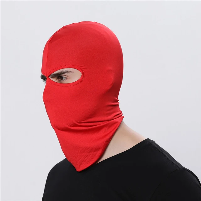 Sportovní cyklistická maska pod helmu - Červené