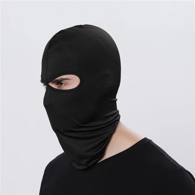 Sportovní cyklistická maska pod helmu - Černá