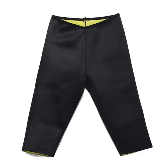 Neoprenové kalhoty na hubnutí | hubnoucí legíny, S-3XL - L, černé