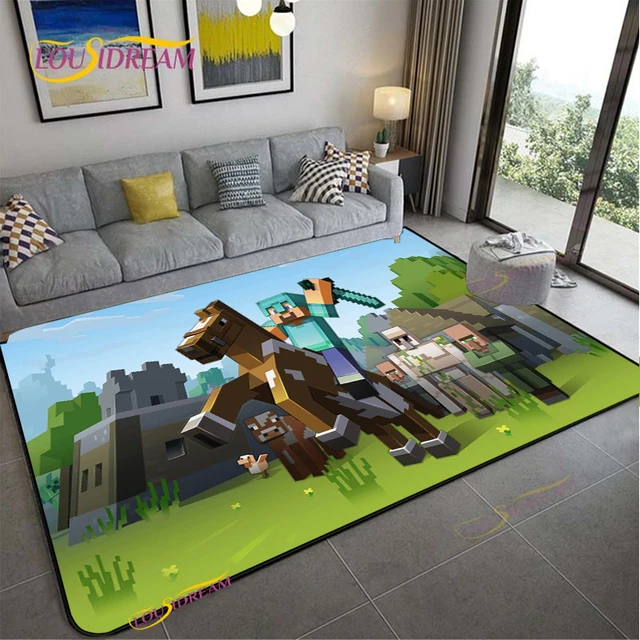 Koberec s motivy Minecraft | nejen do dětského pokoje - 24, 160 x 200 cm