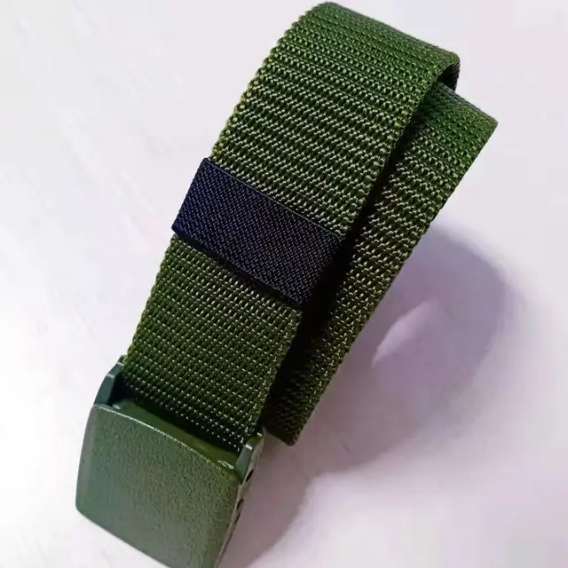 Taktický pásek se sponou - Zelená, 50cm