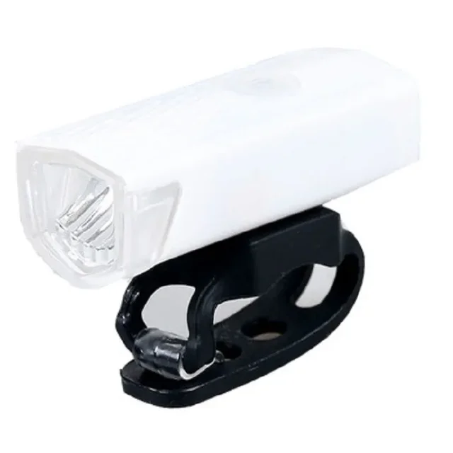 Světlomet a zadní světlo pro cyklisty na elektrokolo - Bílé přední světlo