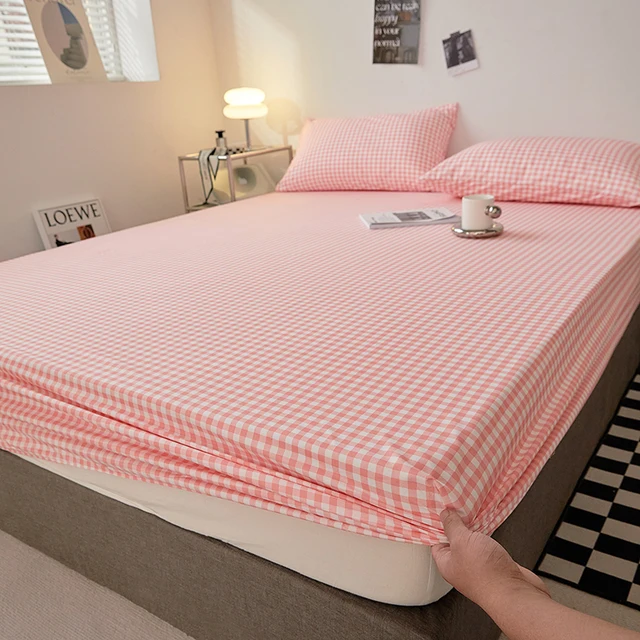 Bavlněné prostěradlo s gumovým okrajem pro manželskou postel - Styl 08, Rozměry 160 x 200 x 30 cm