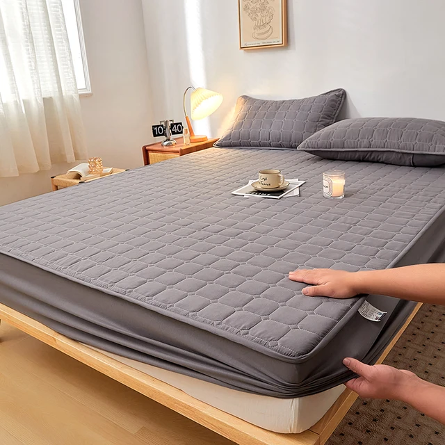 Silný chránič matrace, odolný bavlněný kryt, 160x200 - Styl 02, Rozměry 140 x 200 x 30 cm