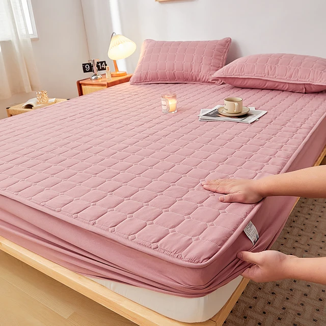 Silný chránič matrace, odolný bavlněný kryt, 160x200 - styl 11, Rozměry 90 x 200 x 30 cm