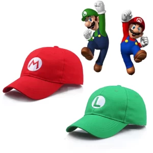 Baseballová čepice Super Mario s výšivkou