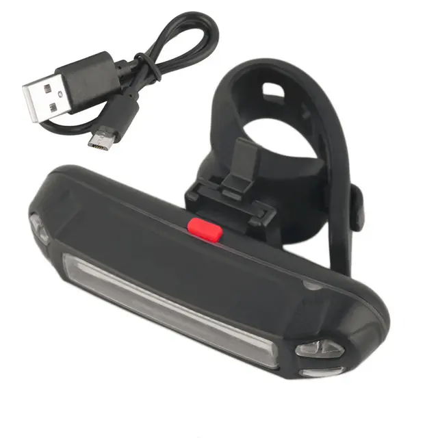 Název produktu: USB dobíjecí cyklistické LED bezpečnostní světlo Popis: - Model 2-Červená bílá
