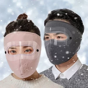 Teplá zimní cyklistická maska na obličej