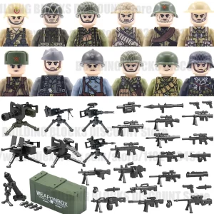 Vojenské figurky stavebnice WW2 | Styl Lego