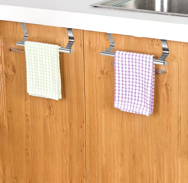 Nástěnný držák na ručníky do kuchyně a koupelny