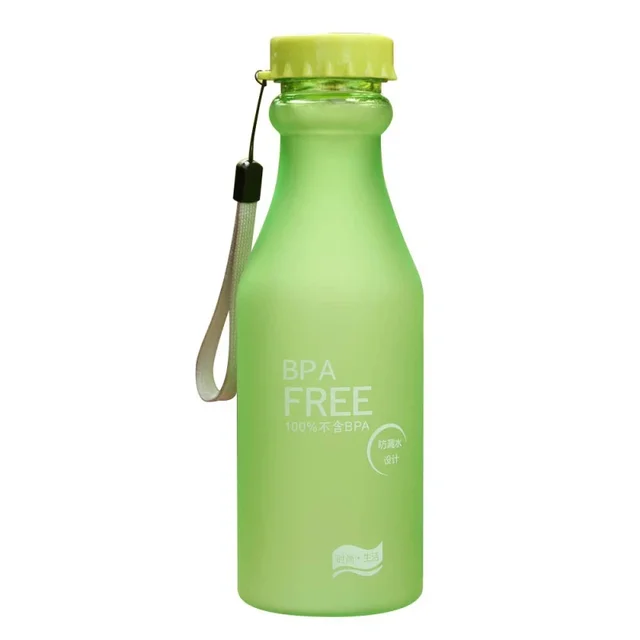 Flaška na vodu | plastová láhev na vodu - 550ml, Zelená