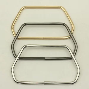 Hexagonální a trapezové kovové madlo pro tašku  | Náhradní madlo pro kabelku
