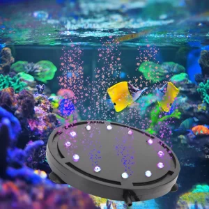 Světelná dekorace akvária s LED osvětlením