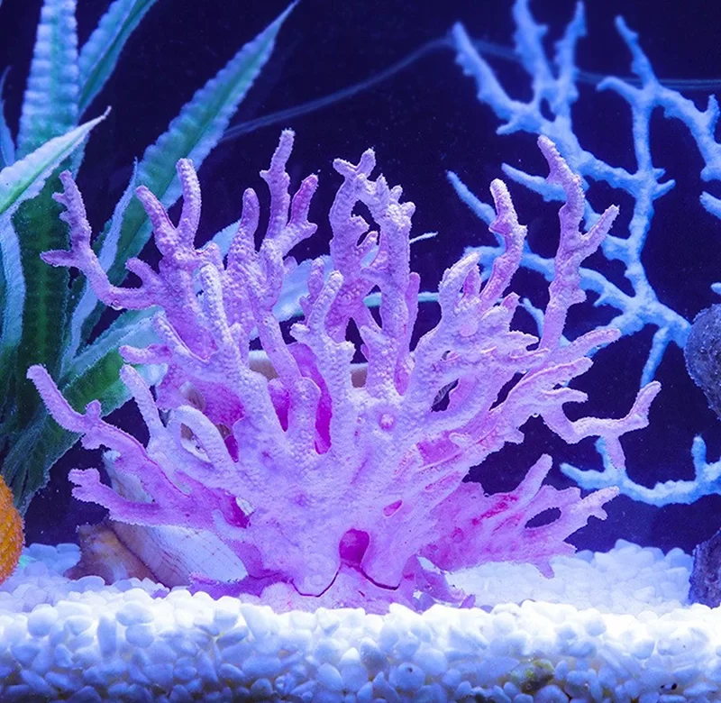 Akvarijní dekorace mořské krajiny | Umělá akvarijní rostlinka