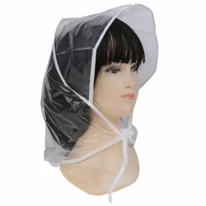 Průhledný dešťový klobouk pro ochranu účesu | čepice do deště