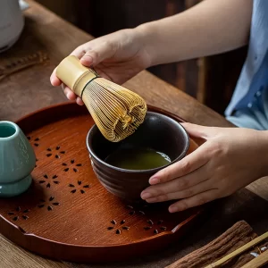 Bambusové náčiní pro přípravu japonských čajů | luxusní ná pro přípravu čaje