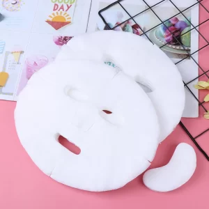 Bavlněné masky na obličej pro DIY péči o pleť | 100 kusů