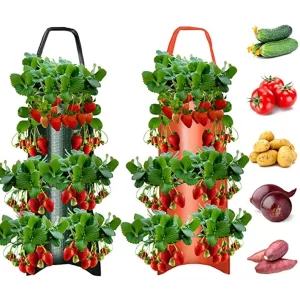 Vícefunkční závěsný sáček pro pěstování rajčat a jahod