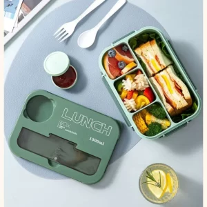 Plastová krabička na oběd s příbory Bento | cestovní ešus