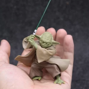 Star Wars Mandalorian Yoda akční figurka s mečem